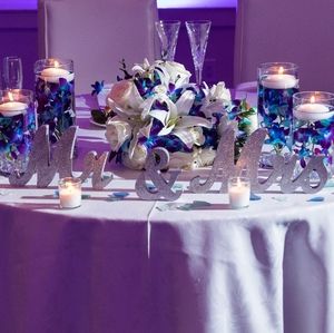 BRIDAL Silver MR & MRS Sign